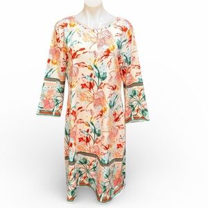 Jean Pierre Klifa Paris  the Daphne dress multi floral orchid